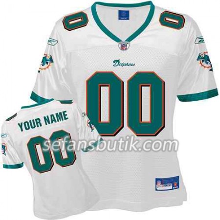 Miami Dolphins Tröjor Custom Vit - Dame